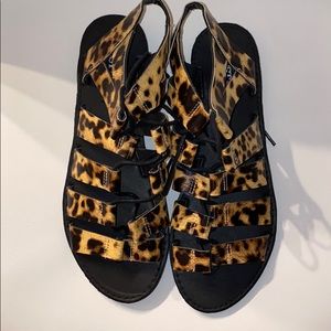 Justfab Cheetah Print Sandals